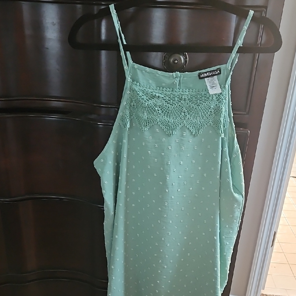 HEIMISH USA Mint Green Tank Top - NWOT